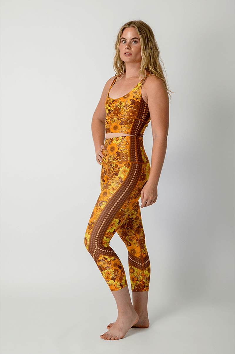 Capri Legging - Flower Power image number 0