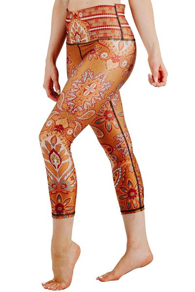 Capri Legging - Rad Paisley
