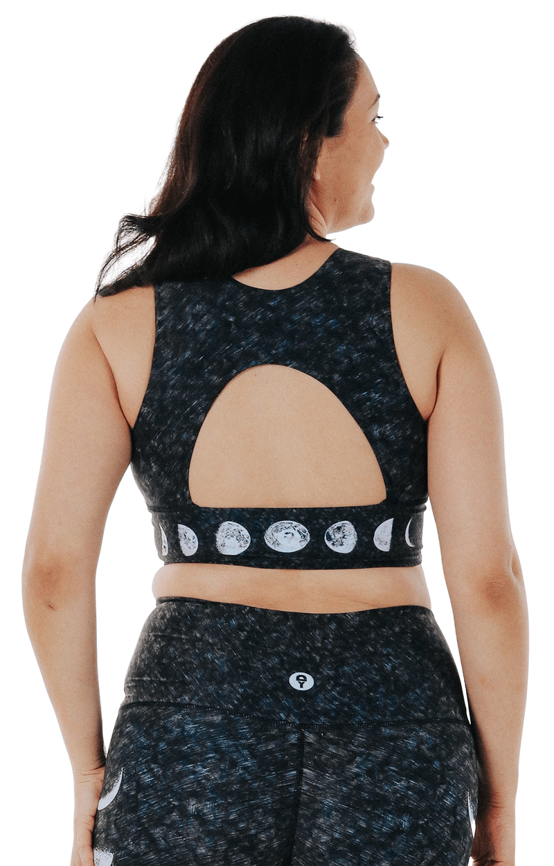 Free Range Sports Bra - Just a Dark Moon Phase image number 5