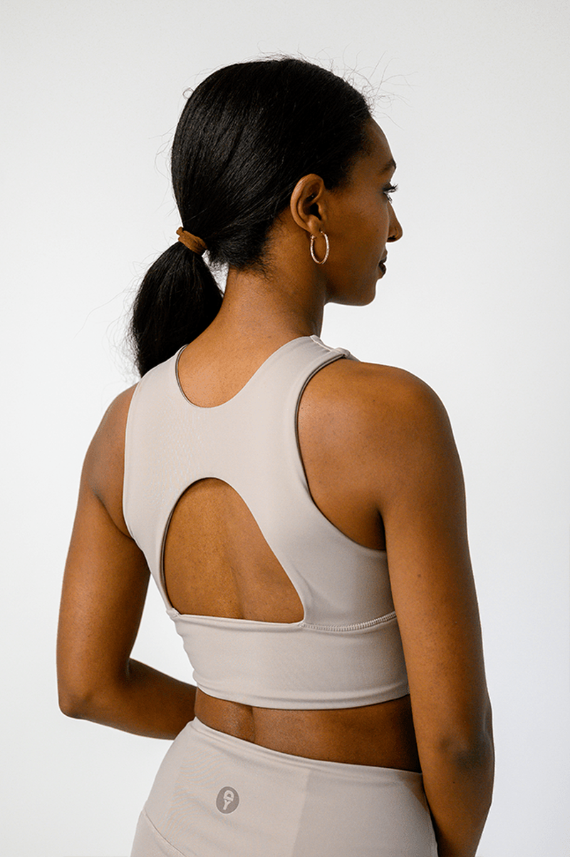 Free Range Sports Bra - Mushroom image number 2