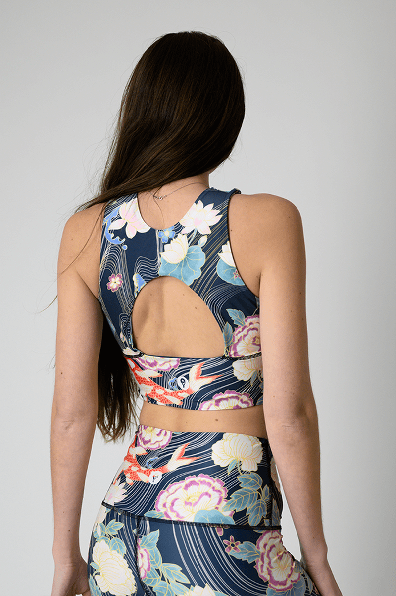 Free Range Sports Bra- Clever Koi image number 2