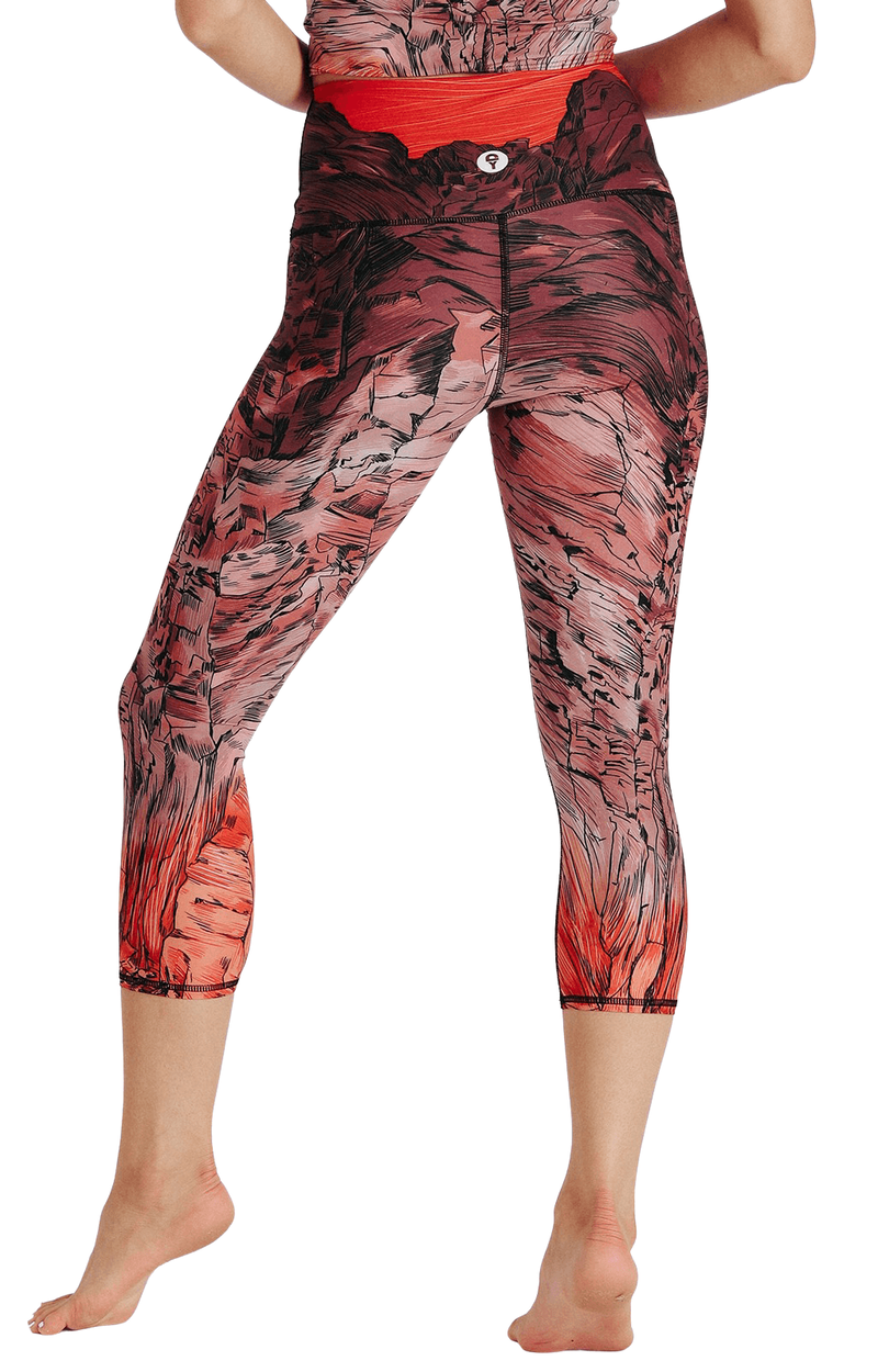 Capri Legging - Red Rocks image number 4