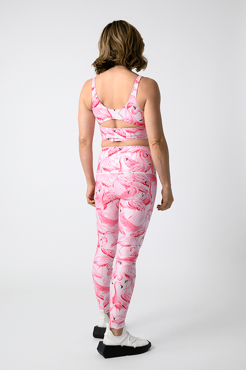 Limitless Sports Bra - Ready to Flamingle image number 3