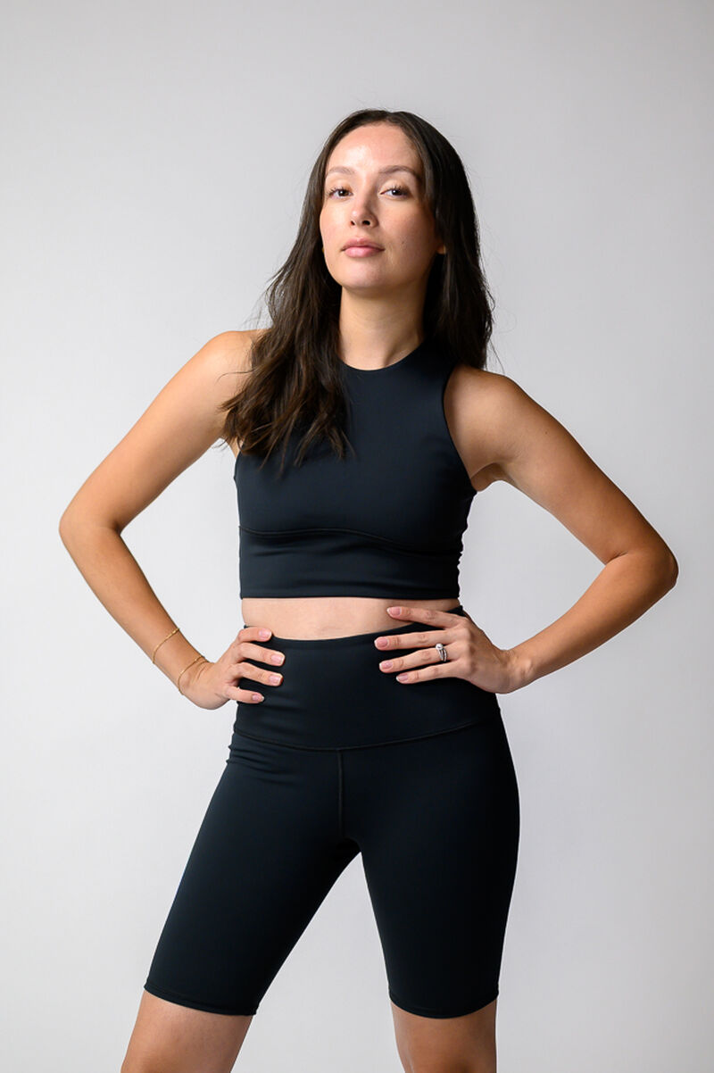 Free Range Sports Bra - Jet Black image number 2