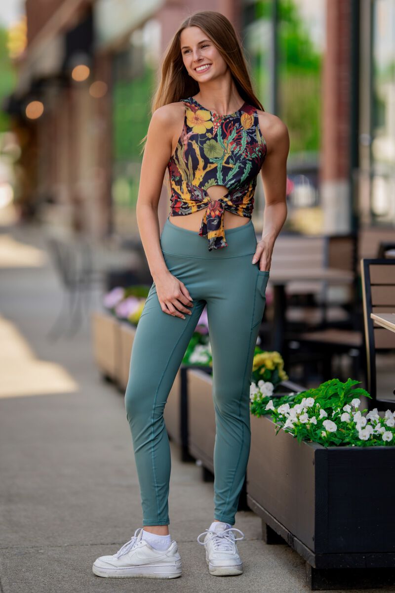 Nonstop Legging - Sage Green image number 0