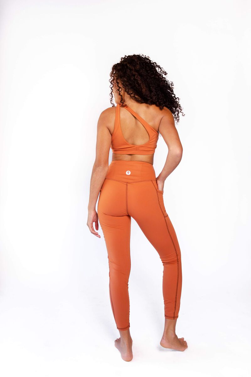 Nonstop Legging - Burnt Orange image number 3