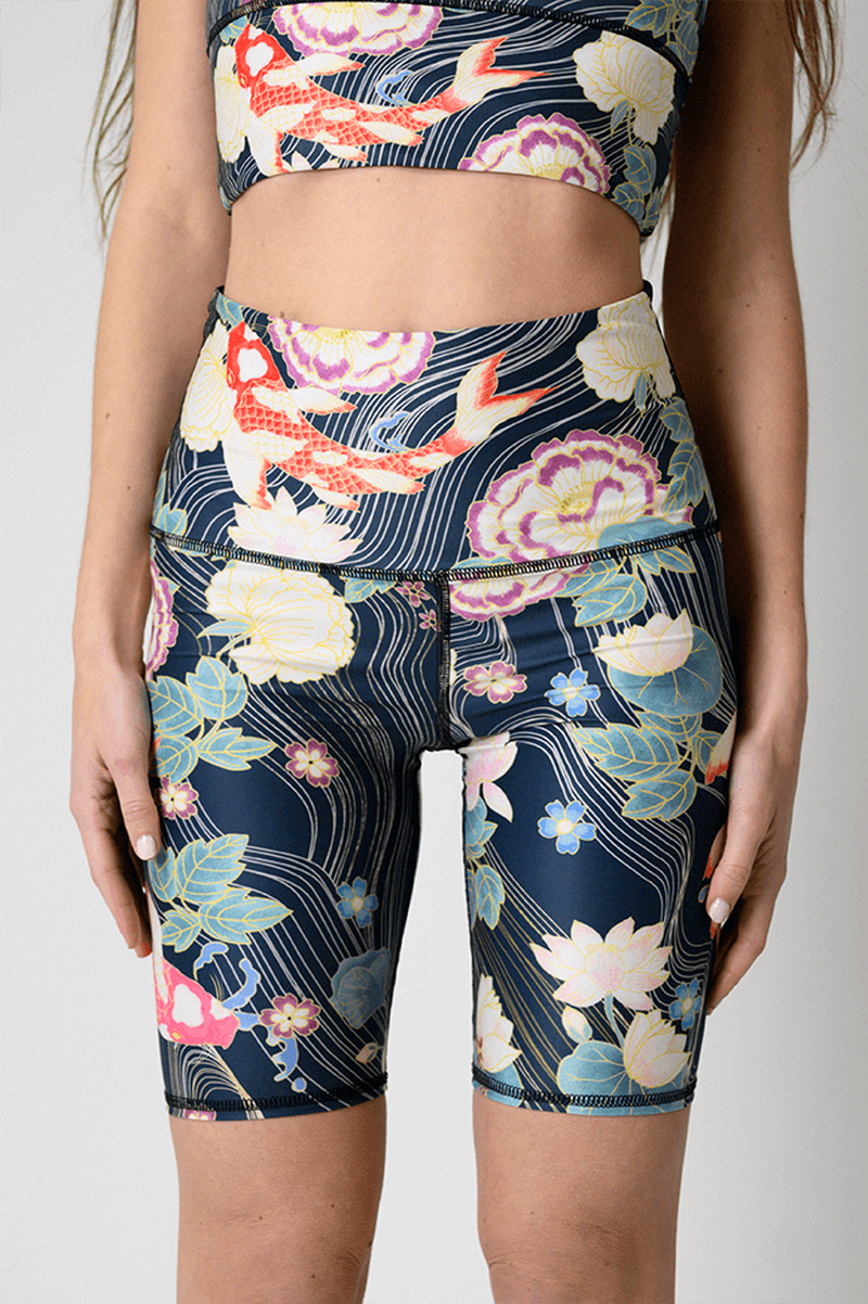 Biker Short - Clever Koi image number 1