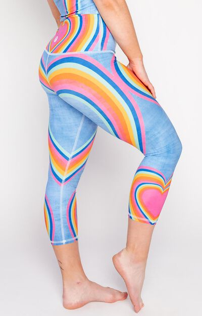 Capri Legging - Rainbow Love