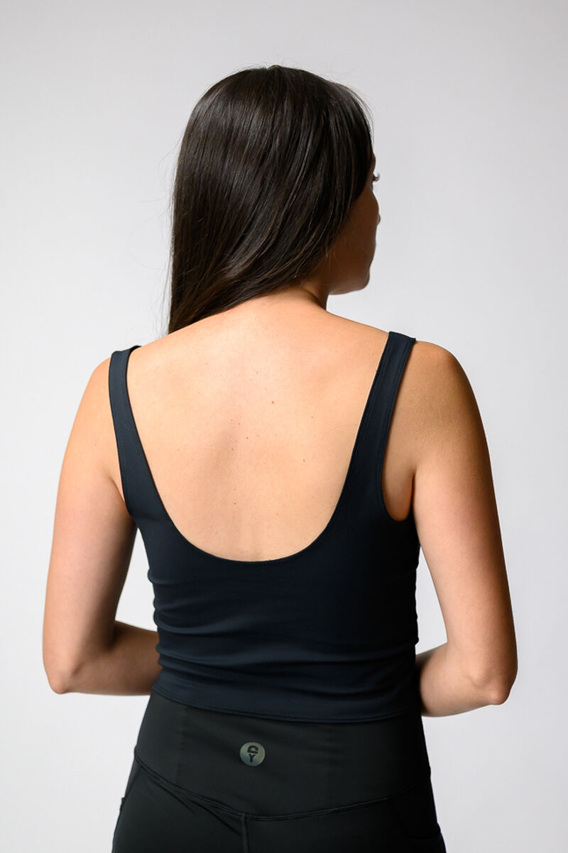 Om Tank- Jet Black image number 2