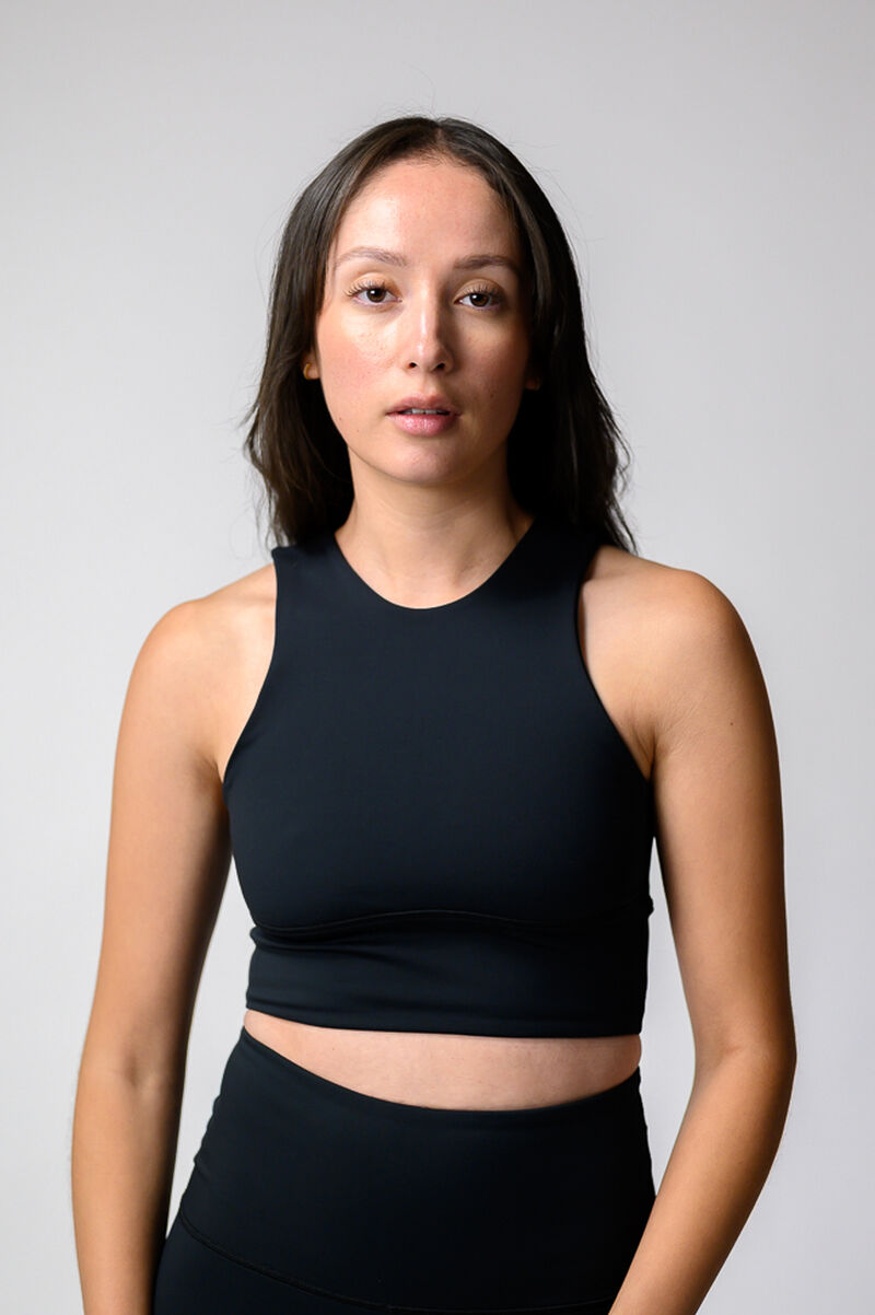 Free Range Sports Bra - Jet Black image number 0