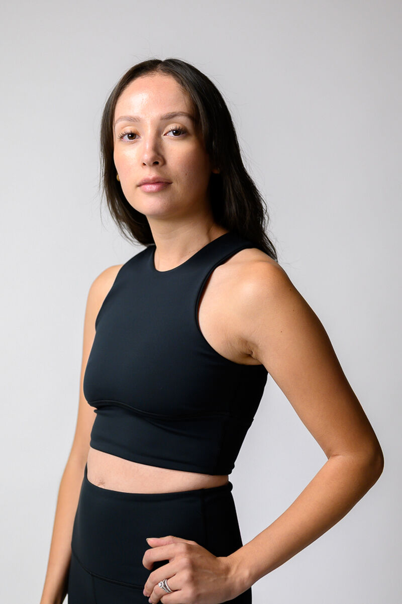 Free Range Sports Bra - Jet Black image number 1