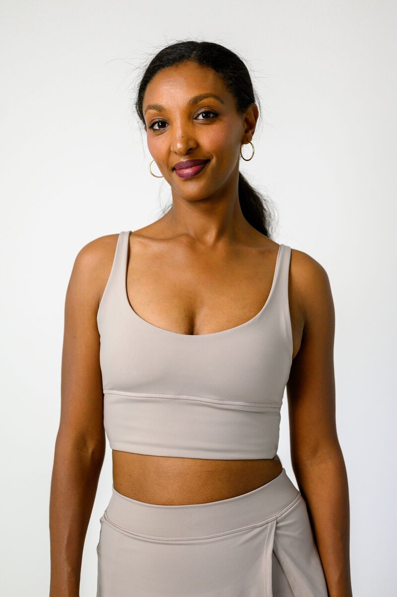 Limitless Sports Bra - Mushroom image number 0