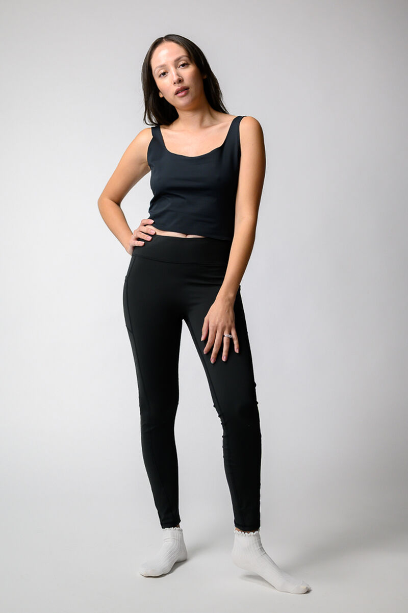 Om Tank- Jet Black image number 3