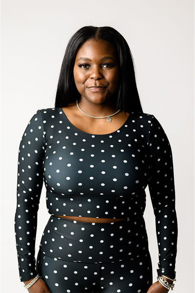 Ballet Barre Top - Polka Dot