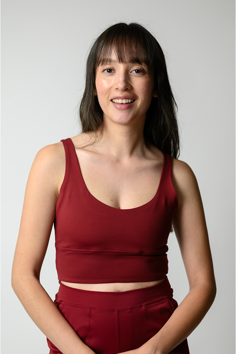 Limitless Sports Bra - Crushed Cherry image number 0