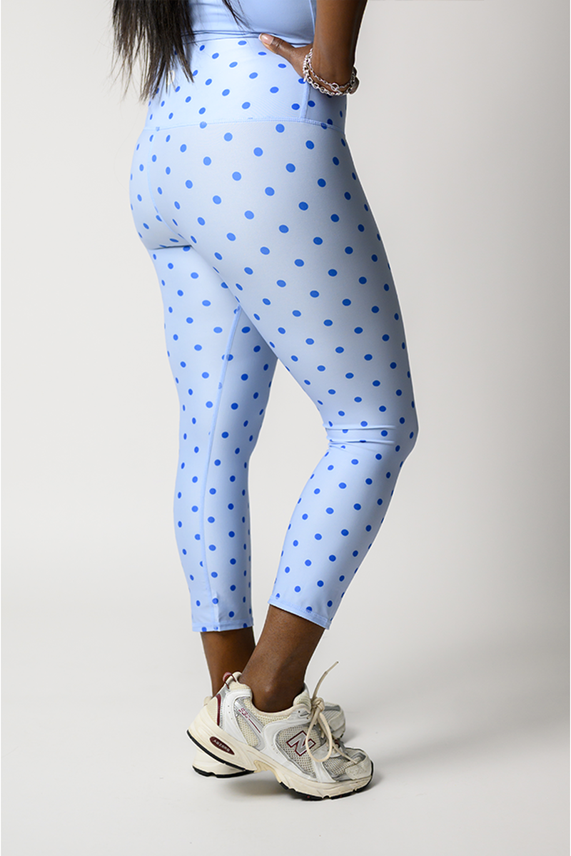 Capri Legging - Polka Dot in Dreamcloud image number 3