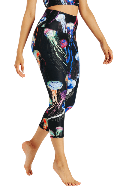 Capri Legging - Electric Flow