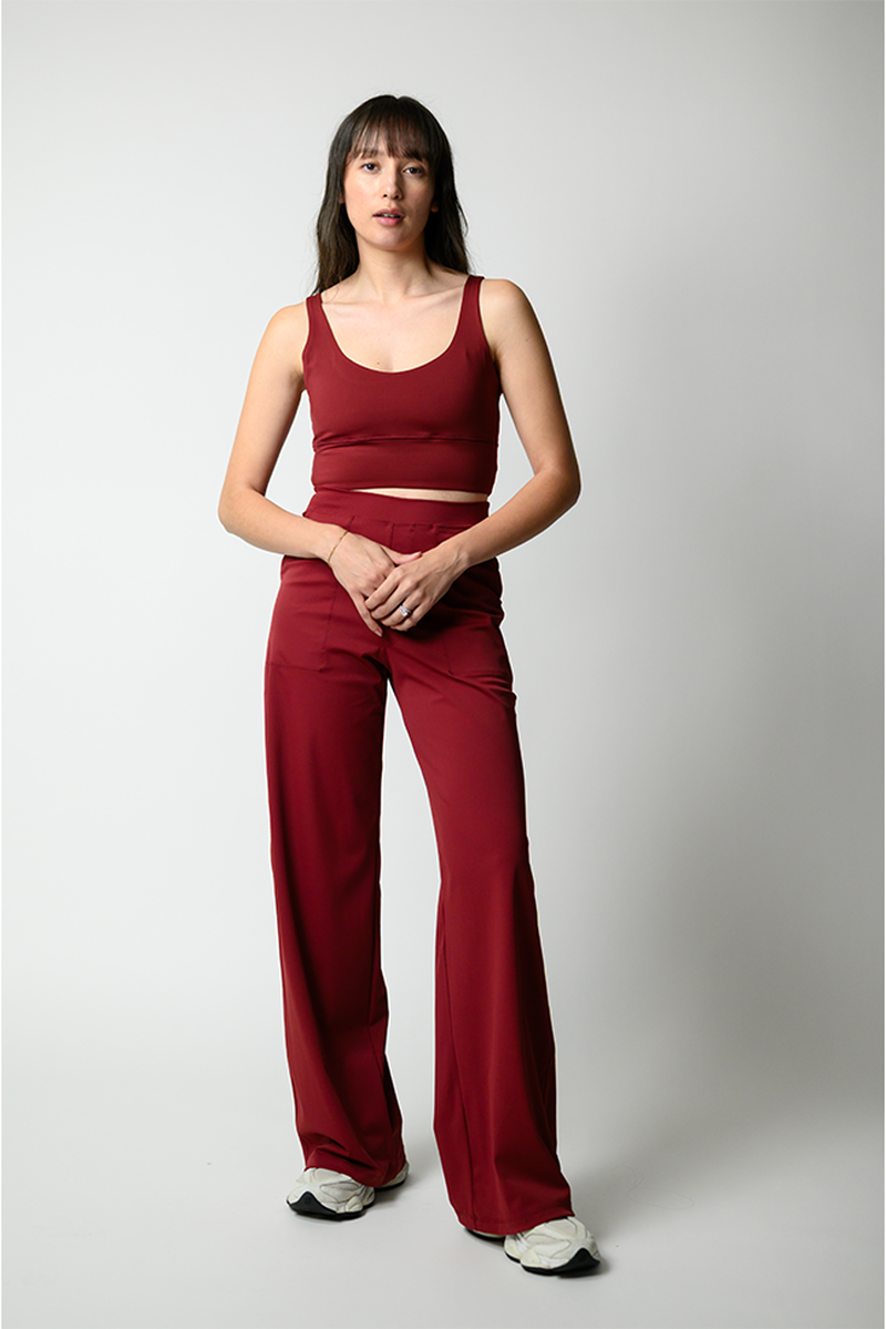 Limitless Sports Bra - Crushed Cherry image number 3