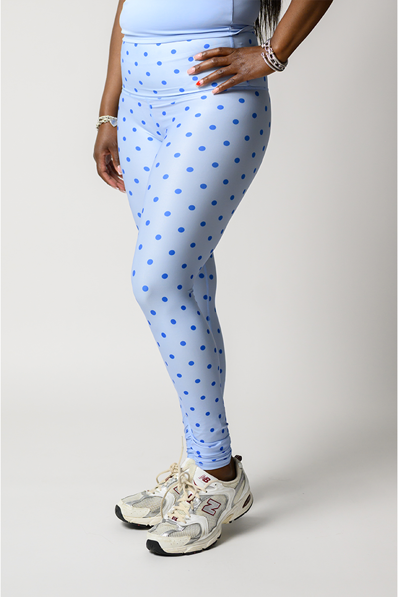 YD Legging - Polka Dot in Dreamcloud image number 1