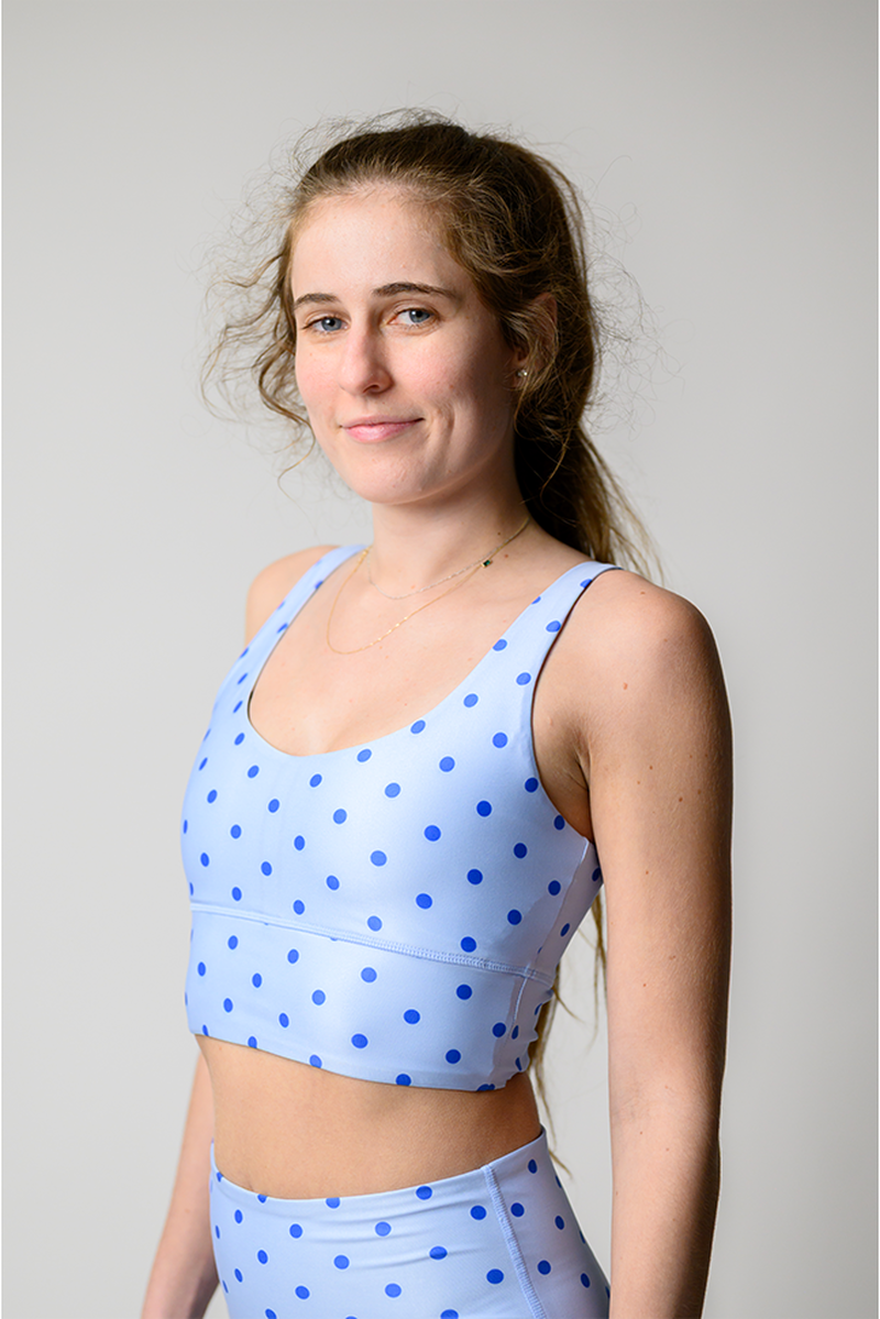 Limitless Sports Bra - Polka Dot in Dreamcloud image number 1