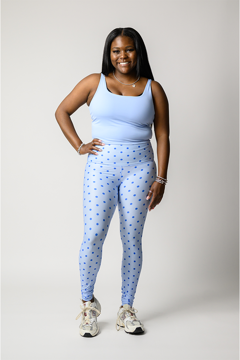 YD Legging - Polka Dot in Dreamcloud image number 3