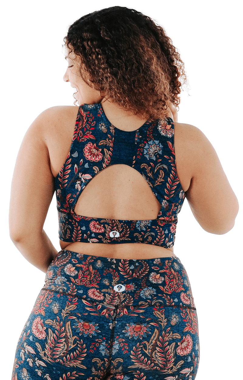 Free Range Sports Bra - Festival Denim image number 4