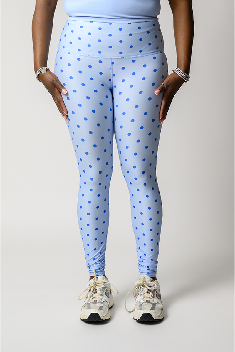 YD Legging - Polka Dot in Dreamcloud image number 0
