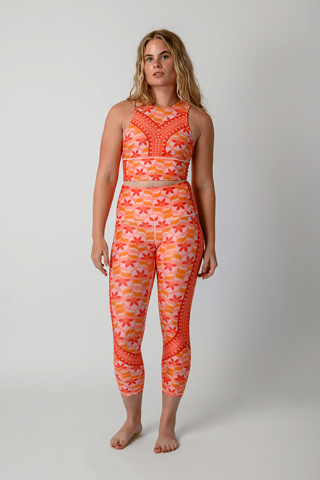 Capri Legging - Peach Out image number 0.0