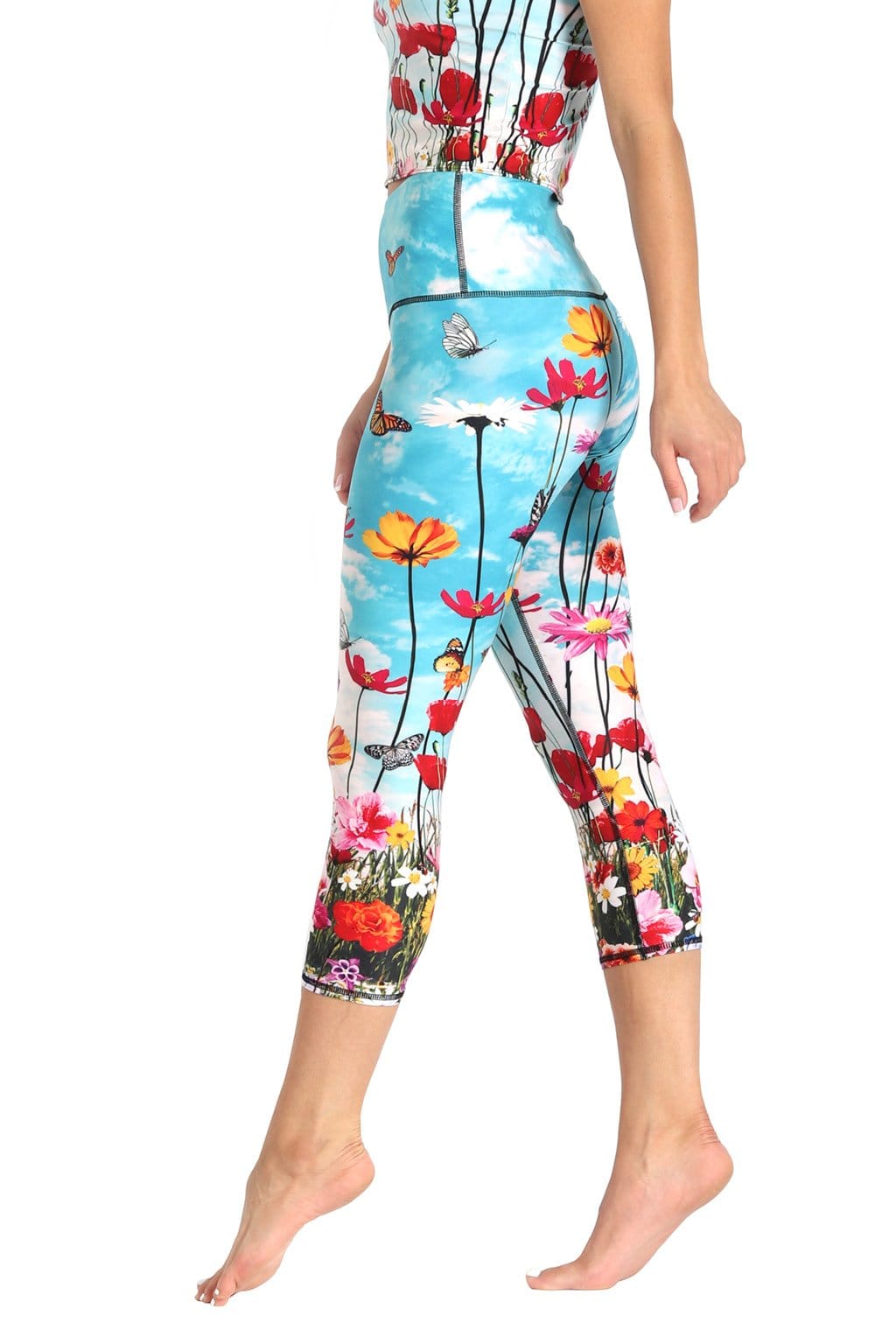 Capri Legging - Flower Bomb image number 0.0