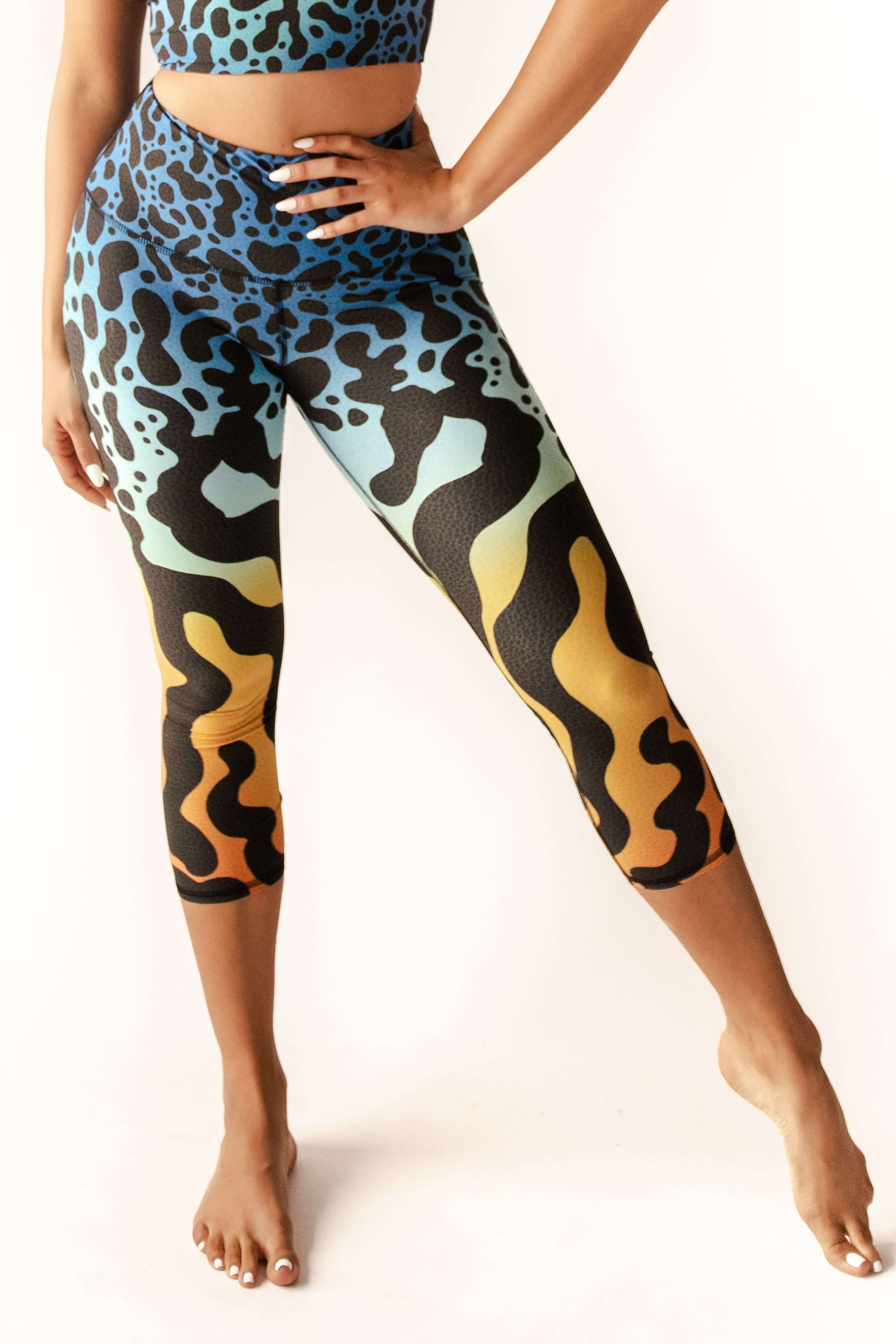Capri Legging - Natures Poison image number 0.0