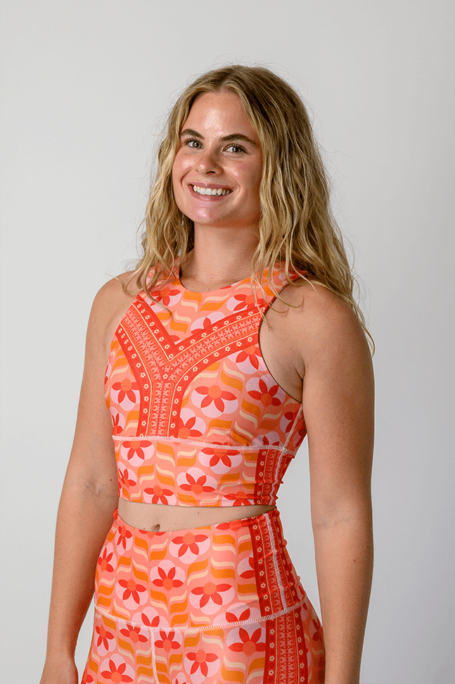 Free Range Sports Bra - Peach Out image number 0.0