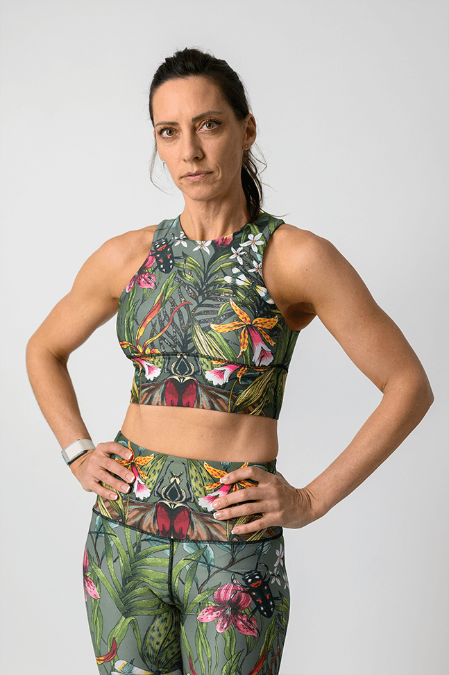 Free Range Sports Bra - Green Thumb image number 0.0