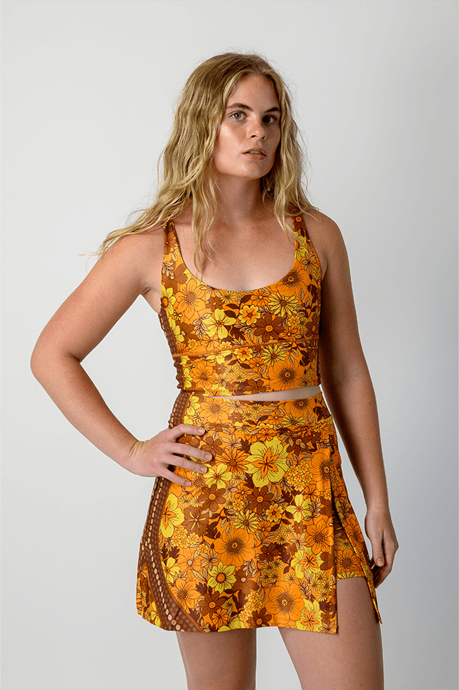 Court Skort - Flower Power image number 0.0