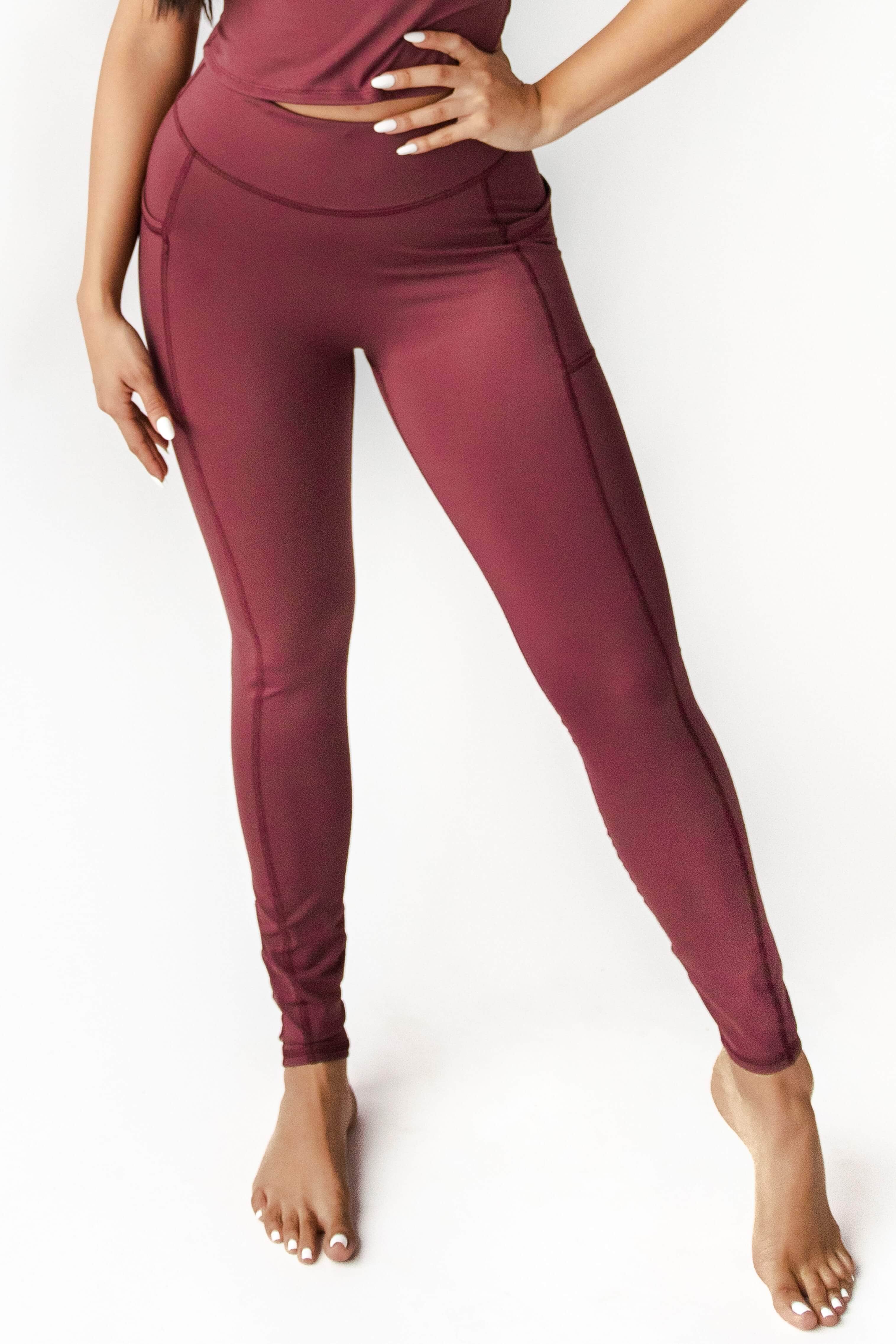 Nonstop Legging - Maroon image number 0.0